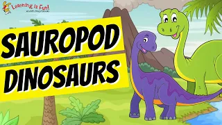 Sauropods | Dinosaur Facts | Trivia Time | Kids