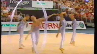 Rhythmic gymnastics team Belarus gala - one ribbon