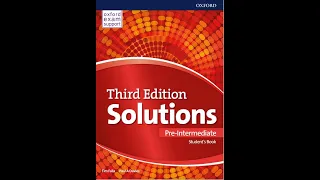 Solutions Pre-Intermediate 3rd edition Тема 4 Урок 2 Сторінка 42. ✔Відеоурок