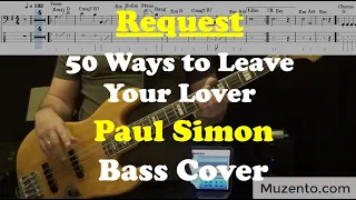 50 Ways to Leave Your Lover   Paul Simon   Bass Cover   Request