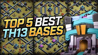 NEW Best (TOP 5) TH13 Bases (War/Trophy/Farming) for 2024 Town Hall 13 Base Links - Clash of Clans