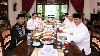 Presiden Jokowi Halalbihalal dengan Menhan Prabowo Subianto, Surakarta, 22 April 2023