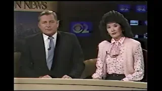 KCBS 2 News at 11 Los Angeles October 13 1988