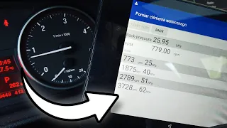 BMW DPF check and exhaust backpressure test with Bimmer-Tool for Android
