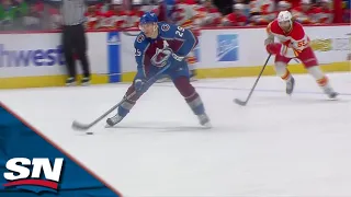 MacKinnon Pots Easy Breakaway Goal To Put Avalanche Up In Offensive Thriller vs. Flames