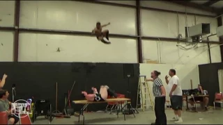 When dropping an elbow goes wrong. IWA Mid-South, Memphis, IN