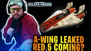 New A-Wing Leaked + Red 5 Incoming to Galaxy of Heroes? Your Minds Will Be Blown...