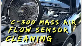 Cleaning My 2008 Mercedes Benz C300 Mass Air Flow Sensor