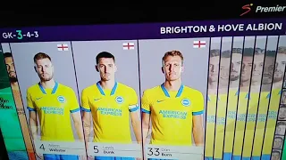 Percy tau's first Debut at Brighton & Hove Albion