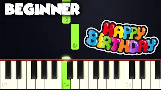 Happy Birthday To You | BEGINNER PIANO TUTORIAL + SHEET MUSIC by Betacustic