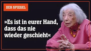 Die Bitte einer Holocaust-Überlebenden – Margot Friedländer (102) im Spitzengespräch | DER SPIEGEL