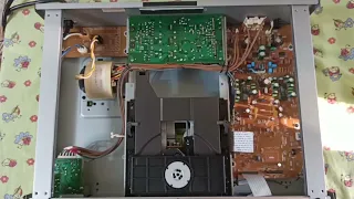 Распаковка, компоновка внутри, звучание Cd player Sony cdp-XA 3 ES.