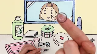 Make-up stop motion / Mirror Ver :: selfacoustic