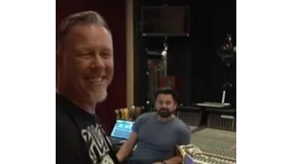 Metallica video from studio + Night before Superbowl concert! - Cradle of Flith/Butcher Babies tour!