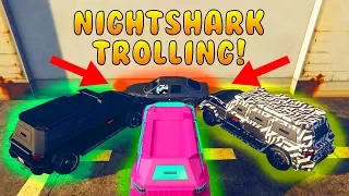 NIGHTSHARK TRAP TROLLING! (GTA FUNNY MOMENTS)