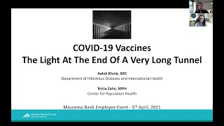 COVID-19 Vaccines: The Light at The End of a Very Long Tunnel