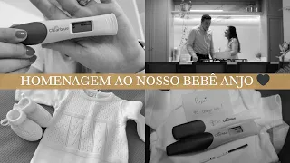 HOMENAGEM AO NOSSO BEBÊ ANJO 👼 🖤  | Eu estava grávida!