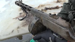 Weapons from the swamp, excavations of the ww2 Yuri Gagarin