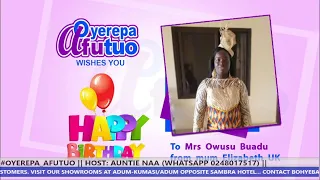 #OYEREPA_AFUTUO​ || HOST: AUNTIE NAA (WHATSAPP 0248017517) || 16-11-2021