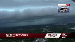 NewsChopper 9 tracks severe weather on the Kansas side