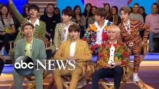 BTS, one of the hottest music groups in the world, speaks out on 'GMA' @MrBeast #shorts #viral