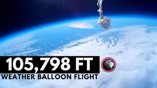 GoPro High Altitude Weather Balloon to 105,000 FT.