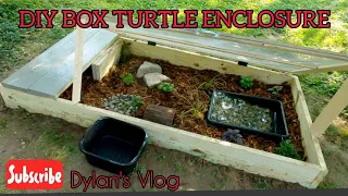 DIY OUTDOOR BOX TURTLE ENCLOSURE