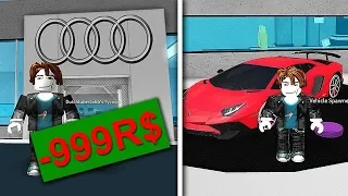 IK BEN OPGELICHT! SUPER CAR GEKOCHT! (ROBLOX CAR TYCOON)