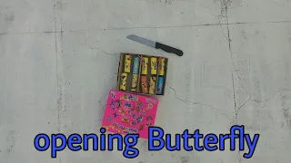 Opening Butterfly | Experiment with Butterfly| 2018 Diwali stash | Crackers Unboxing Review