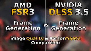 AMD FSR 3 Frame Generation vs DLSS 3.5 Frame Generation