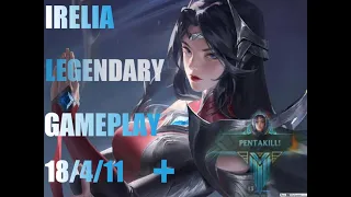 Wild Rift: Pentakill game play for new champion irelia ( Penta to easy )2021