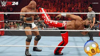 WWE 2k24 - Goldberg vs. Shawn Michaels Match|Raw