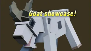 Goat skins showcase(Roblox Jurassic blocky)