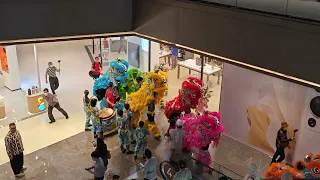 Lion Dancers at opening of Pavilion Damansara Heights mall, Malaysia