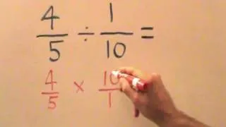 Division of Fractions Part 1