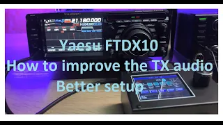 Do you think your Yaesu FTDX10 sounds good? He can do better, find out how with EQ V.7 DSP!