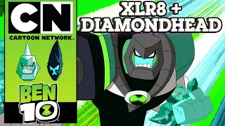 Ben 10 | The Power Of 10: XLR8 + Diamondhead | Cartoon Network UK 🇬🇧