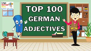 Learn German for Beginners | A1 Level | Top 100 German Adjectives