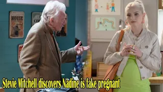 EastEnders spoilers tonight: Stevie Mitchell discovers Nadine is faking her pregnancy.