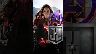 Scarlet Witch vs Avengers & Justice League #marvelvsdc