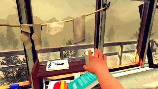 New Radio ♤ The Big Fire Go to Cottonwood Creek ♣ Firewatch Examine Flora Poster