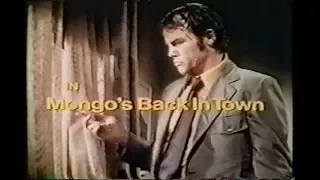 Mongo's Back In Town (Rare 1971 TV Movie) Telly Savalas - Joe Don Baker