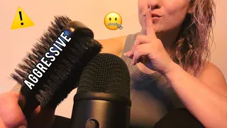 ASMR FAST & AGGRESSIVE MIC TRIGGERS NO TALKING