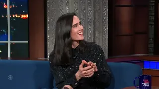 Jennifer Connelly busts out the boots for the Late Show