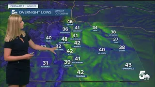 Sunny and warm for exploring Colorado Sunday