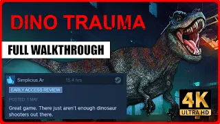 Dino Trauma Full Gameplay Walkthrough / No Commentary 【FULL GAME】4K Ultra HD