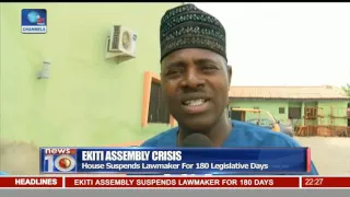 Ekiti Assembly Suspends Lawmaker For 180 Legislative Days