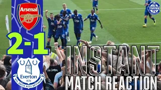 "YOU NEARLY WON THE LEAGUE" | Arsenal 2-1 Everton | Emirates Stadium Reaction | Matchday Vlog
