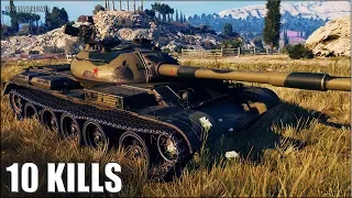 Т-54 медаль Колобанова 🌟 10 ФРАГОВ 🌟 World of Tanks лучший бой ст 9 уровень