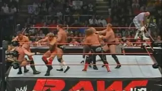 WWE RAW 2005 Kane returns and wins Battle Royal to qualify for Taboo Tuesday